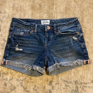 Aeropostale denim booty shorts